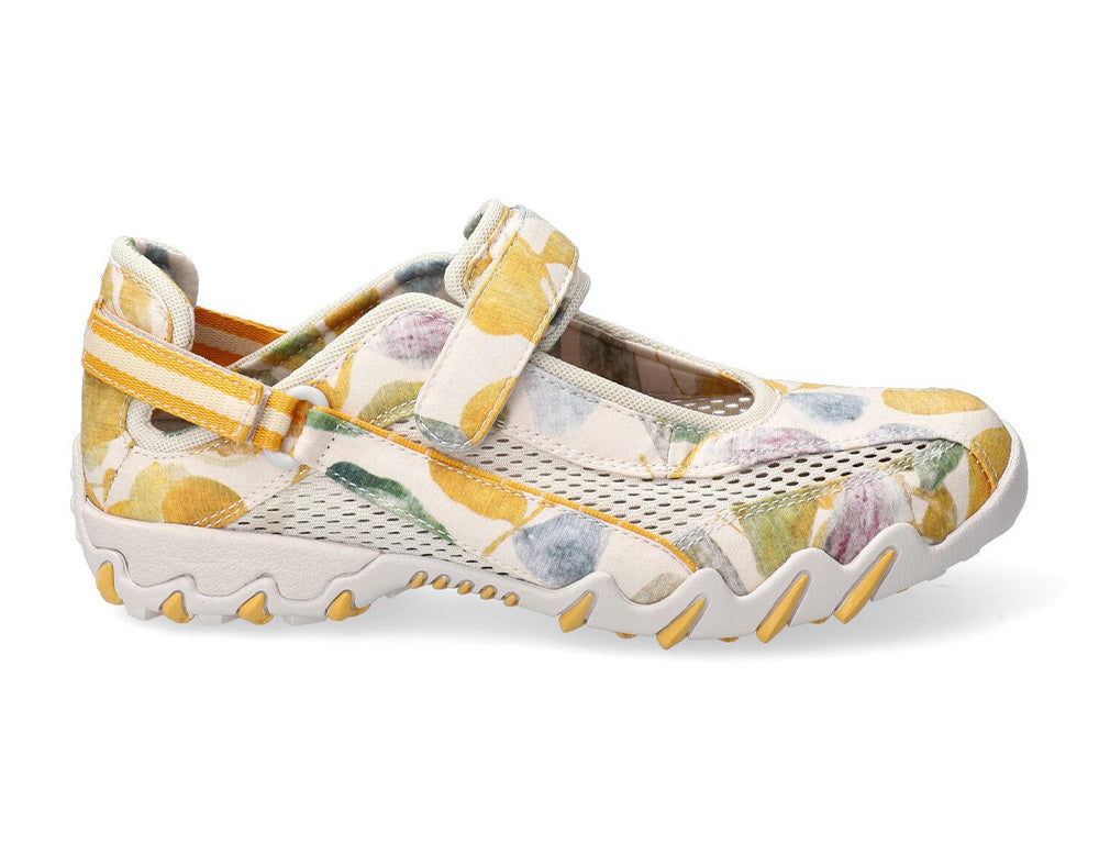 Allrounder by Mephisto Womens Breathable Niro Leaves Sandals ShoeMed