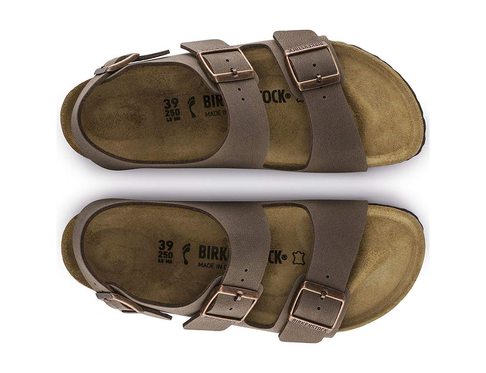Birkenstock Milano Birko-Flor Mocha Sandals ShoeMed