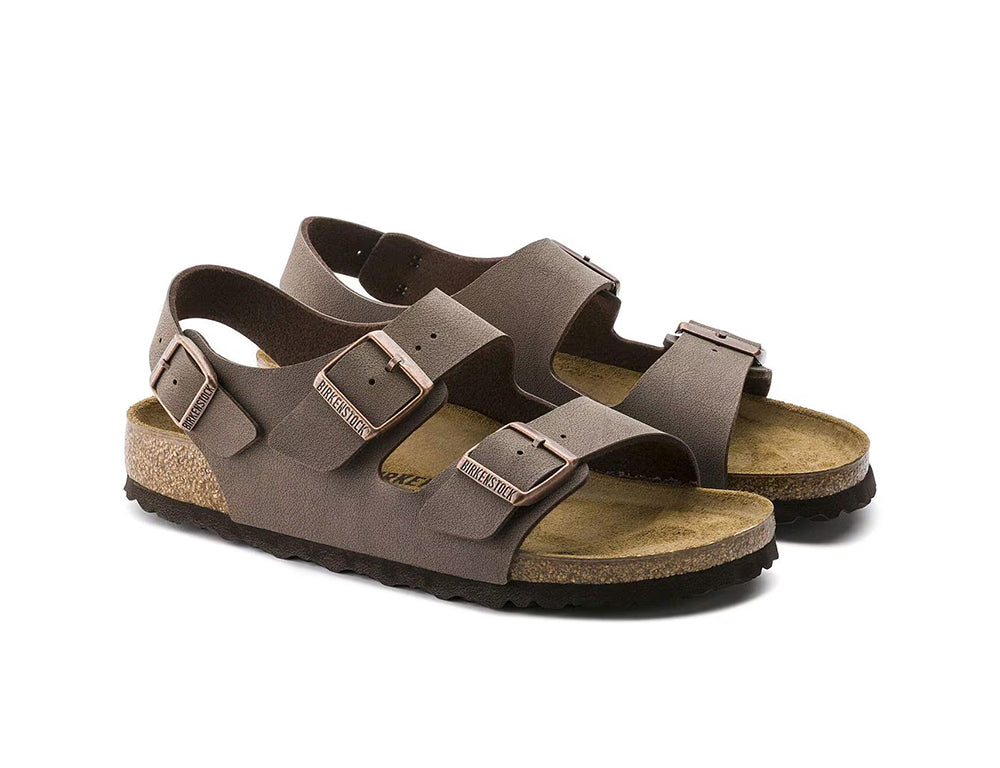 Birkenstock Milano Birko-Flor Mocha Sandals ShoeMed