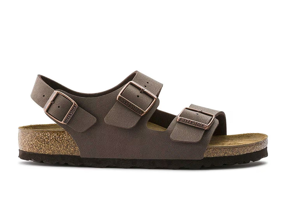 Birkenstock Milano Birko-Flor Mocha Sandals ShoeMed
