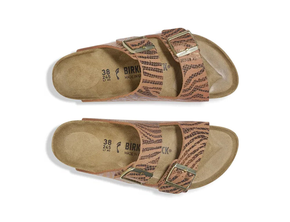 Arizona BS SYN Zebra Pecan Sandals