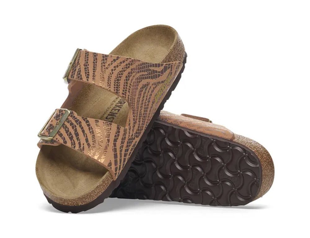 Arizona BS SYN Zebra Pecan Sandals