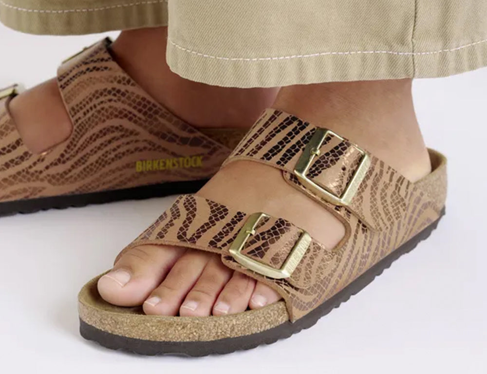 Arizona BS SYN Zebra Pecan Sandals