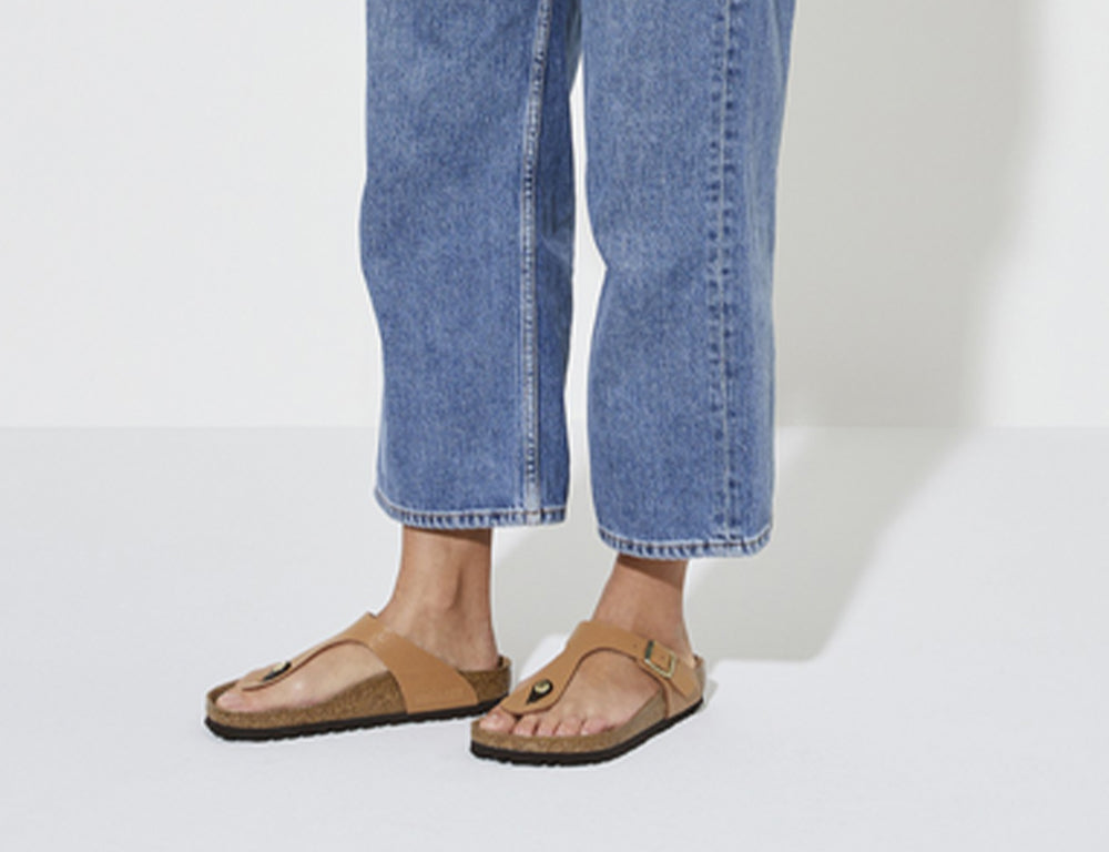Gizeh Birko-Flor Vegan Pecan Sandals