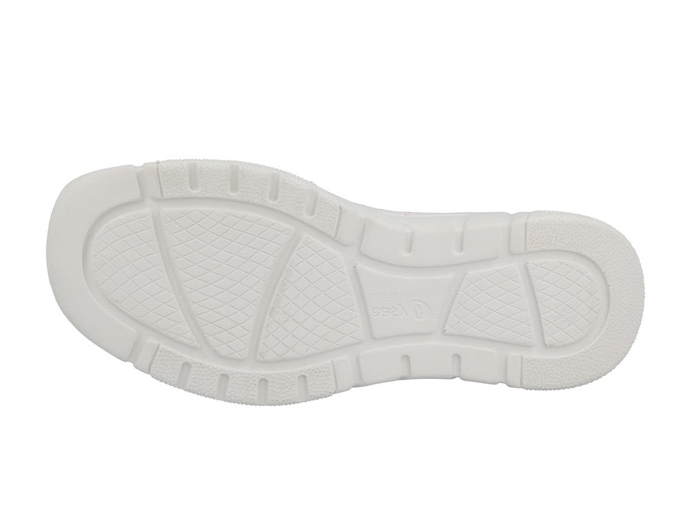 Womens Extra Wide Fit Flat Blue Lucy Shoe