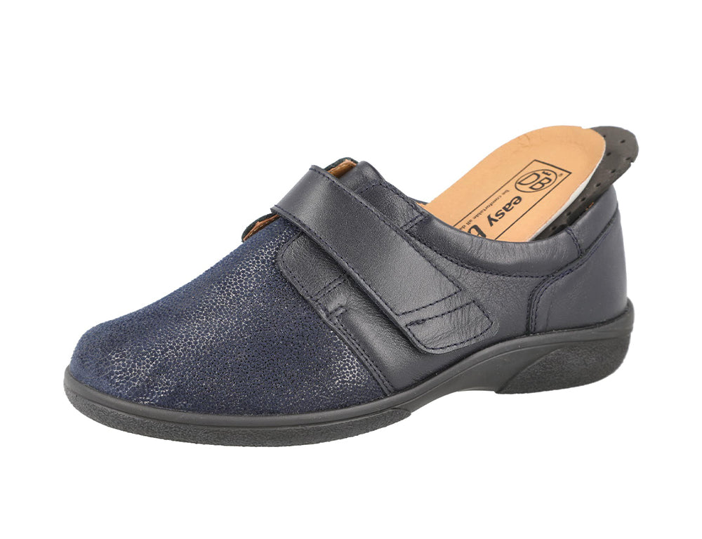 Womens Stretch Petula Navy Shoes