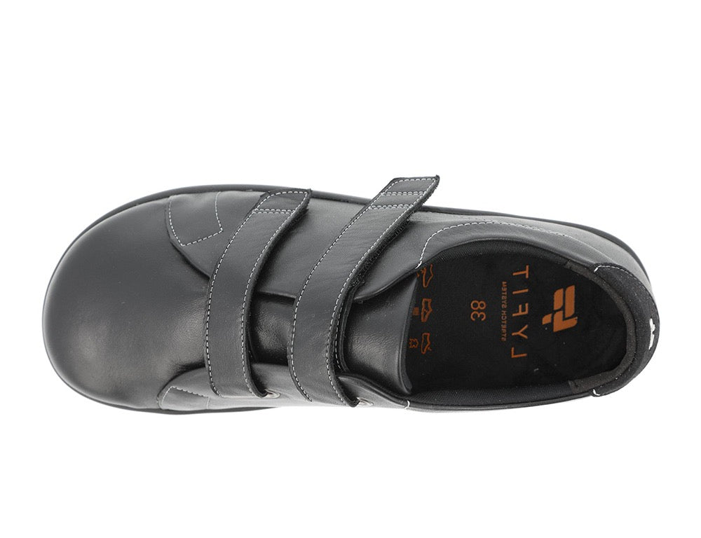 Womens Adjustable Scott Black Shoes