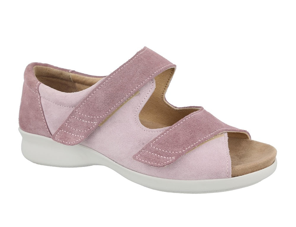 Womens Adjustable Bliss 2 Lilac Suede Sandals