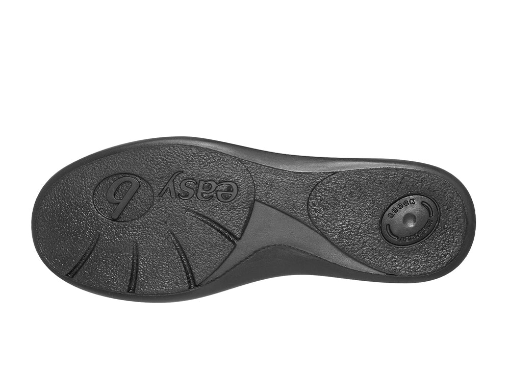 Womens Wide Fit Keeston Black Slippers