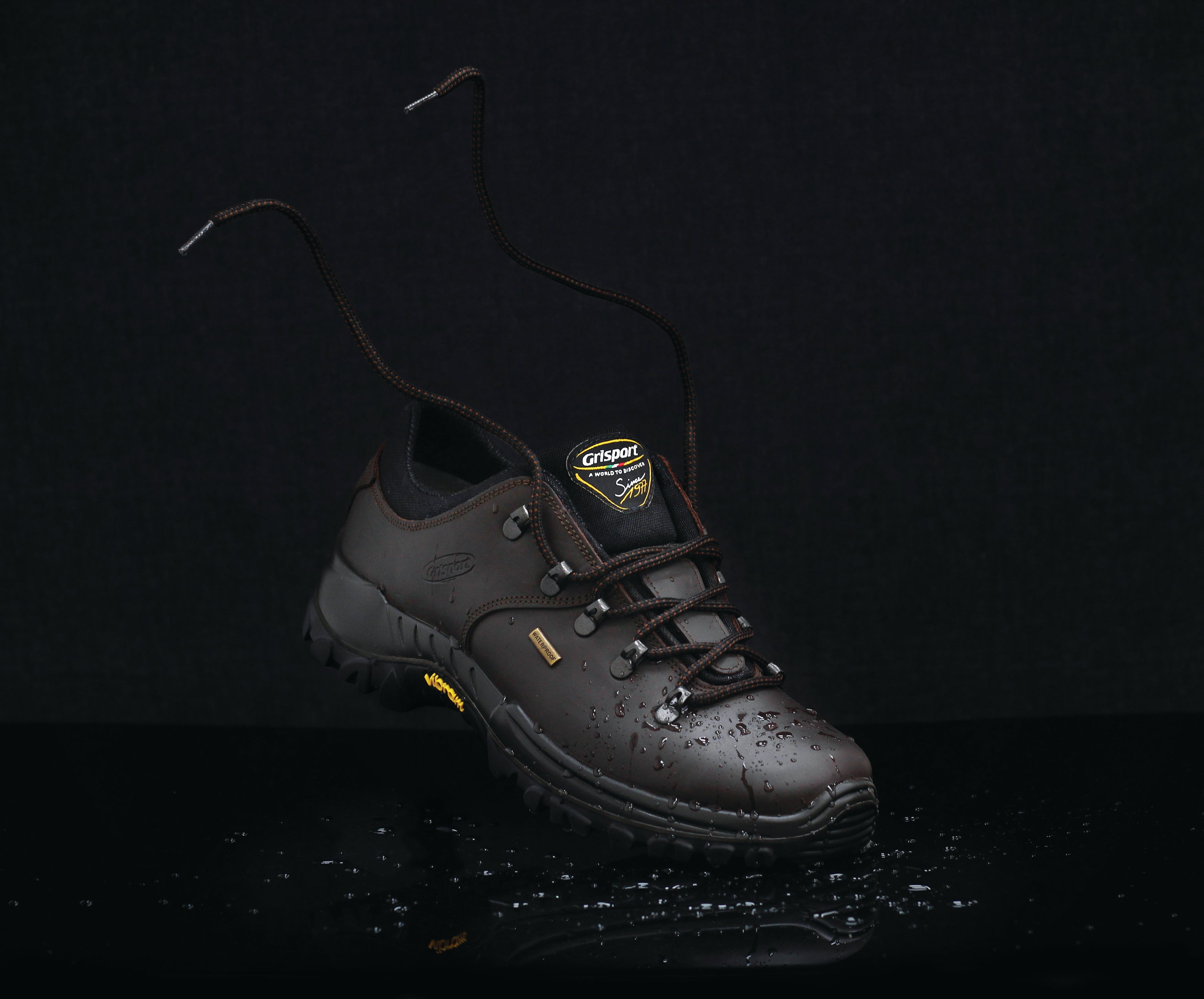 Mens Dartmoor Spo-Tex Brown Walking Shoes