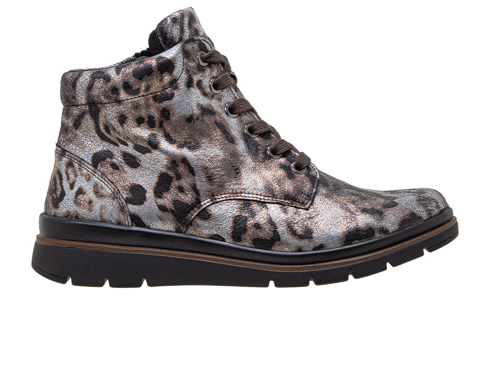 Womens Zip Gallery Silver Fester Boots