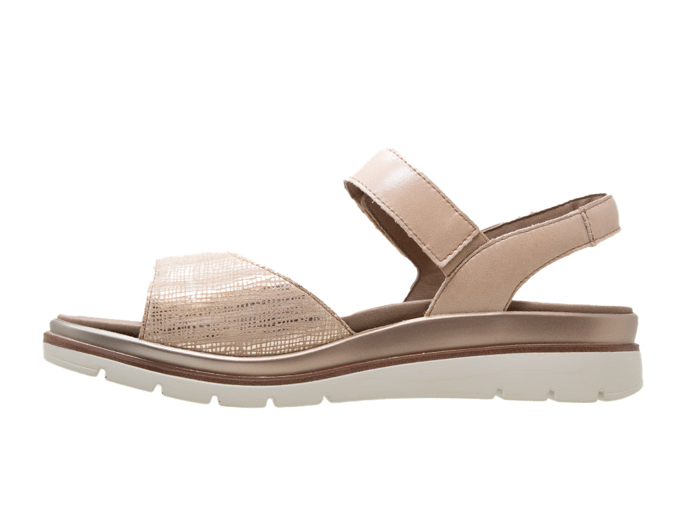 Womens Adjustable Glory Cream Combi Sandals
