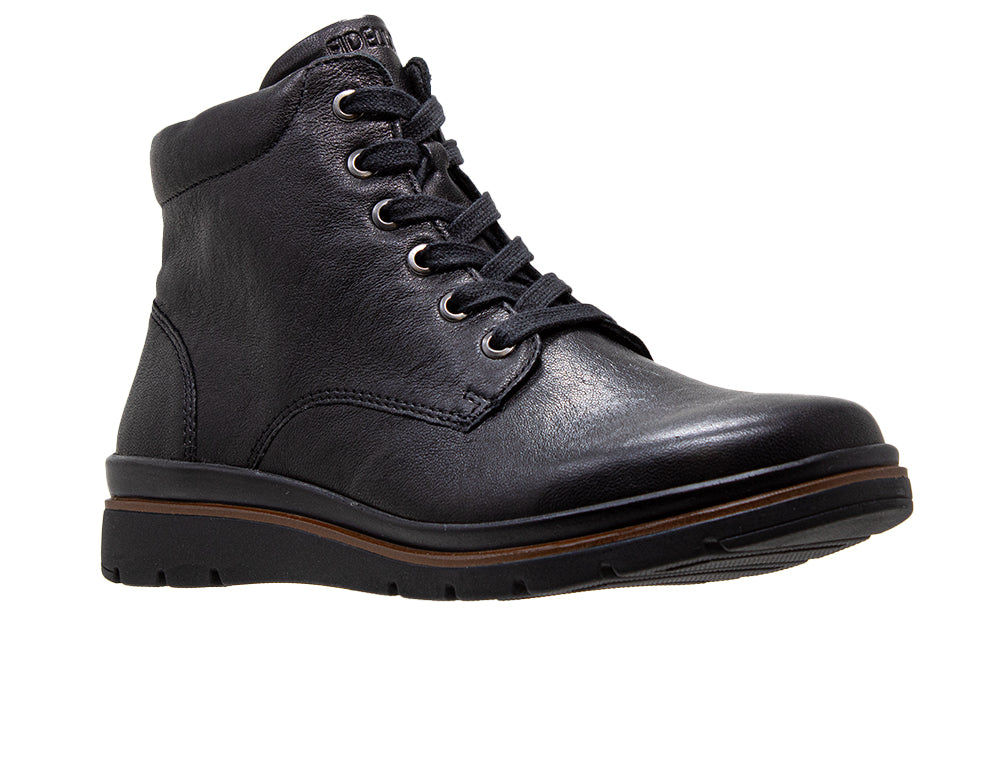 Womens Zip Gallery Black Rocky Boots