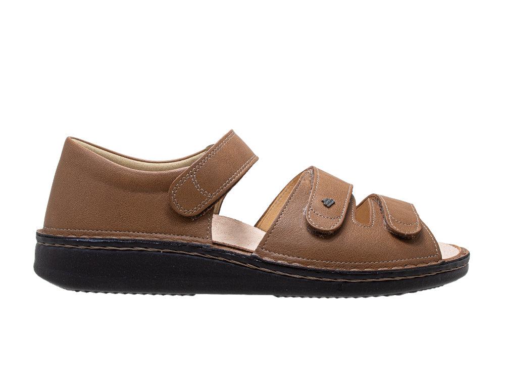 Men's Baltrum Velcro Strap Light Brown Sandal