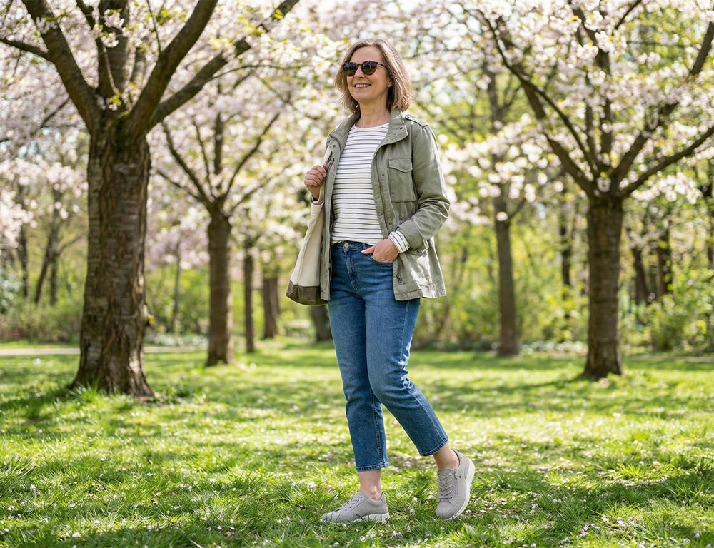 Finn Comfort Womens Finnamic Hachiouji Mineral Shoes ShoeMed