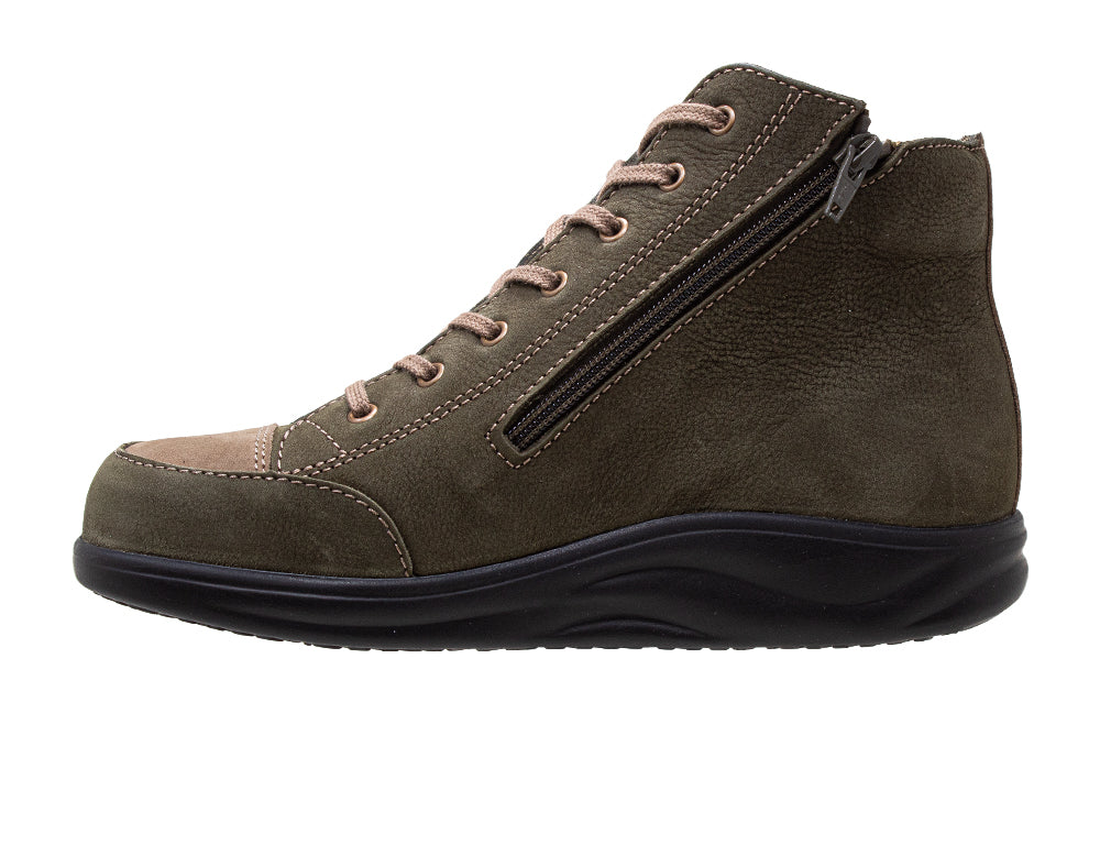 Womens Finnamic Holten Olive Boots