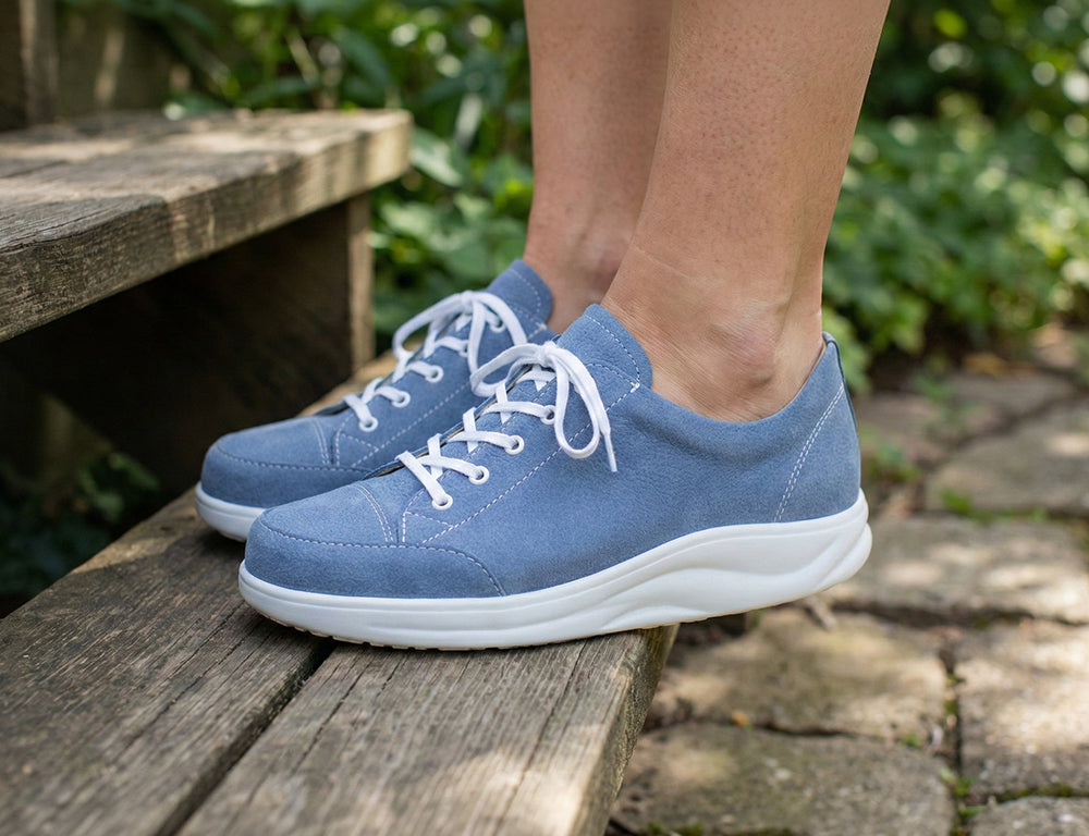 Finn Comfort Womens Finnamic Ikebukuro Sky Shoes ShoeMed