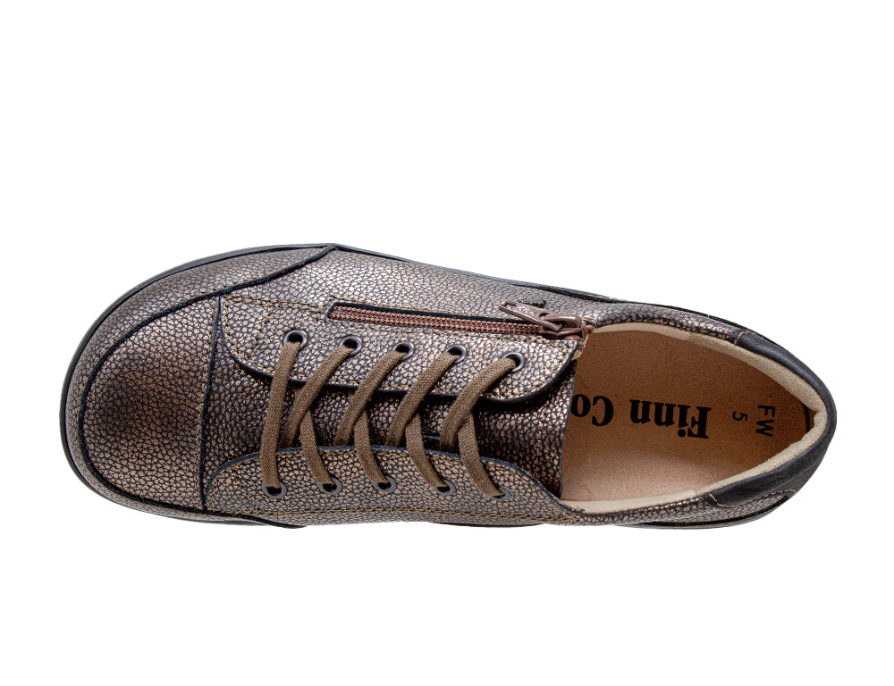 Womens Finnamic Hachioji Copper Schwarz Shoes