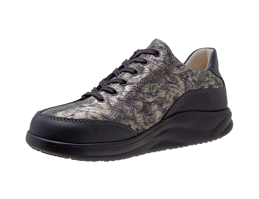 Womens Finnamic Otaru Schwarz Bronze Shoes
