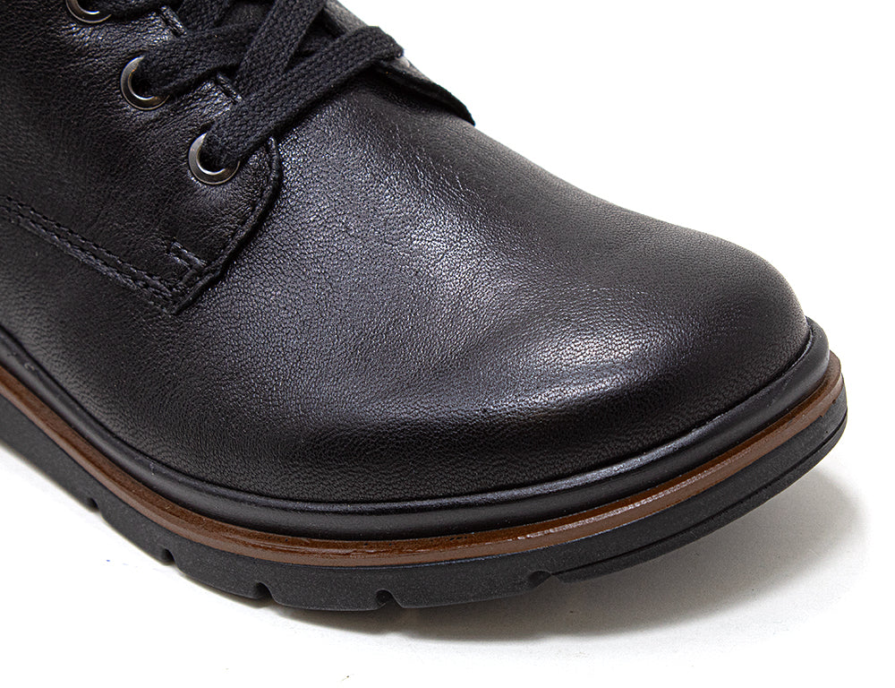 Womens Zip Gallery Black Rocky Boots