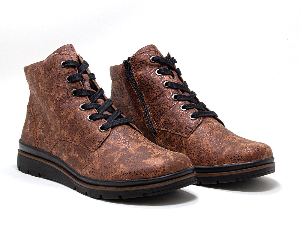 Womens Zip Gallery Tabacco Priming Boots