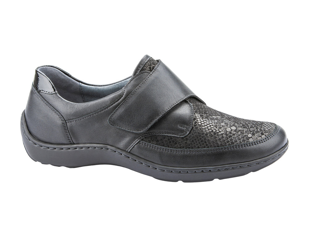 Womens Stretch Henni Memphis Black Shoes
