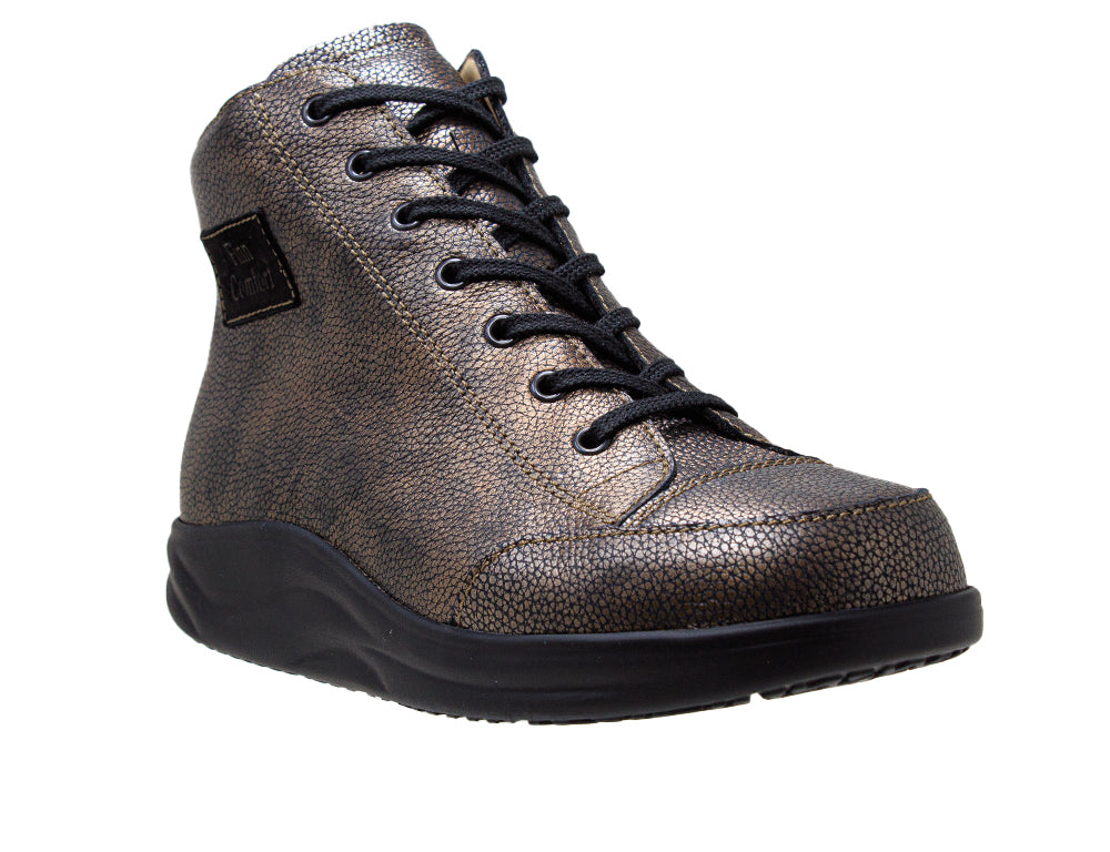 Womens Finnamic Holten Copper Schwarz Boots