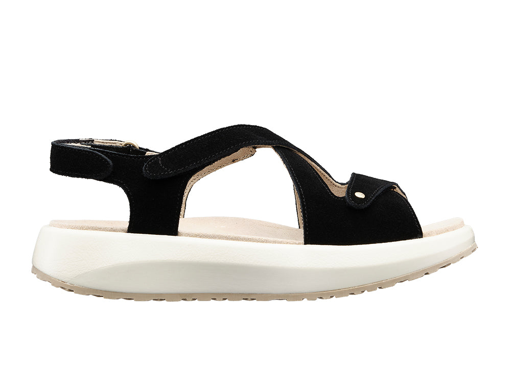 Womens Senso Jenny Black Sandals