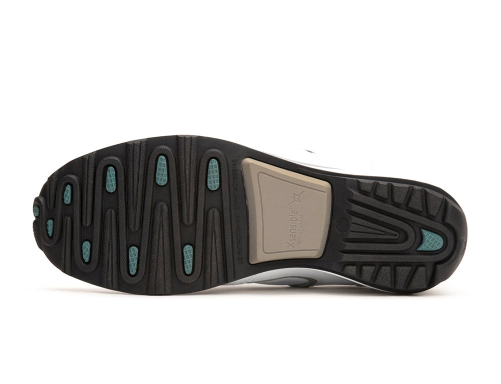 Womens Zip Jersey White Chrome Trainers