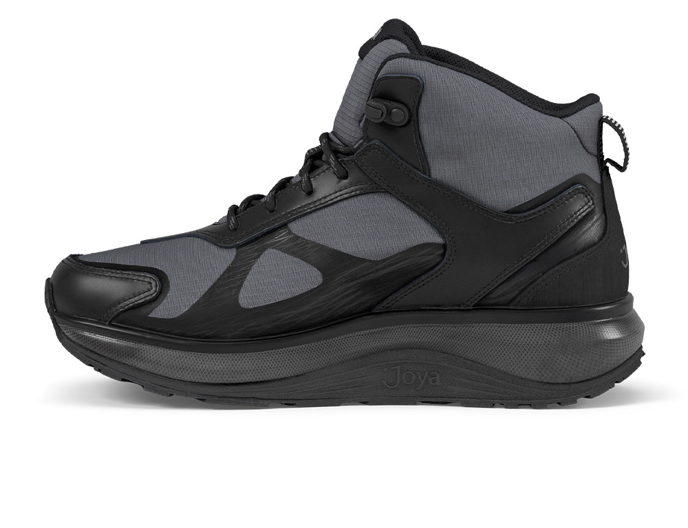 Mens Wave Waterproof Wide-Fit Andes Black Grey Boots