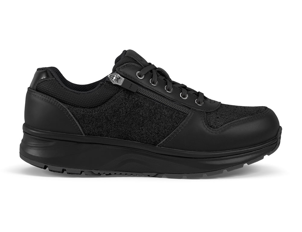 Womens Active Zip Dynamo Black II Trainers