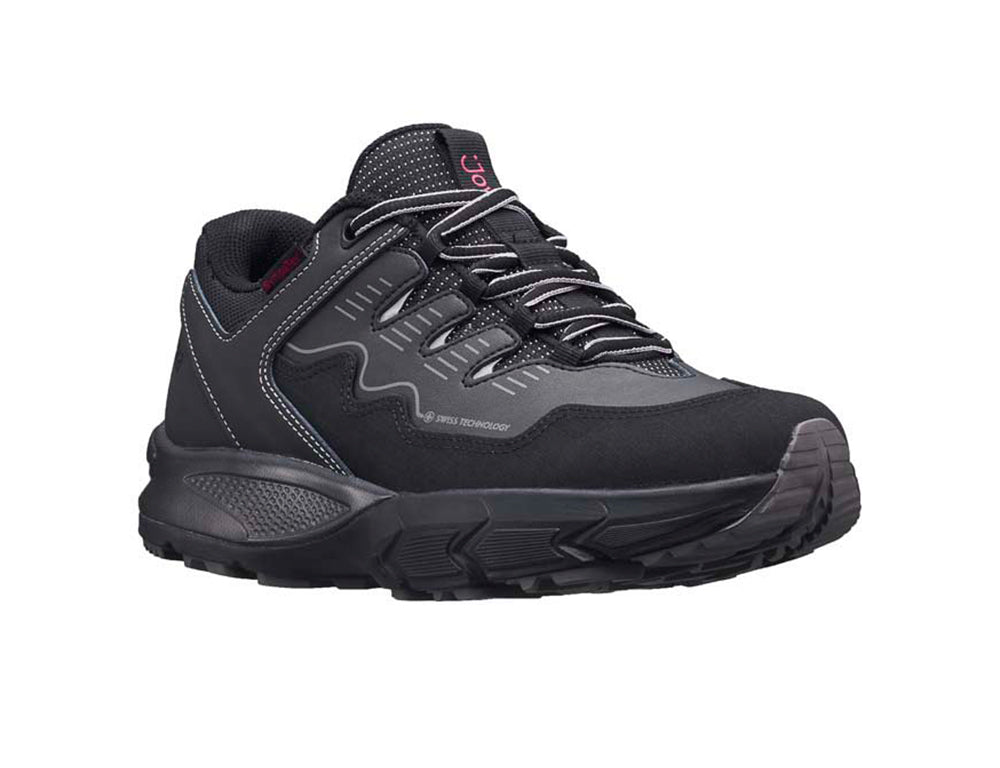 Womens Active Waterpoof Cadore Black Hiking Shoes