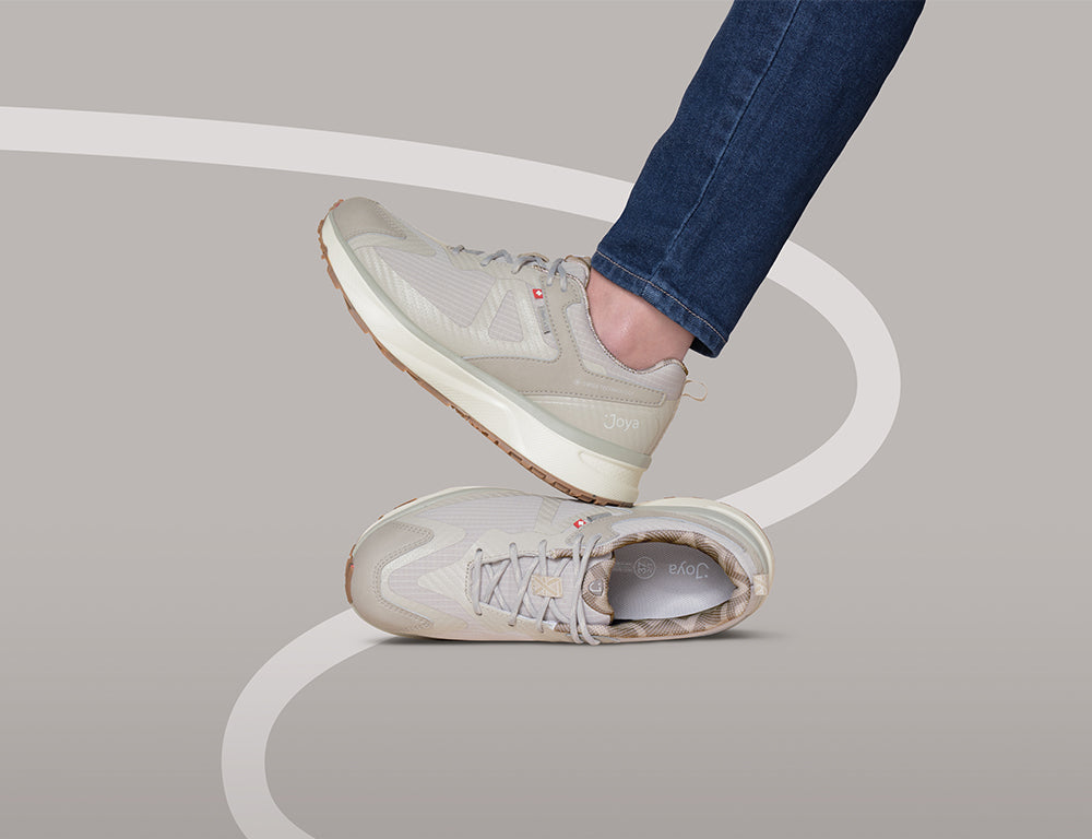 Womens Active Waterproof Veloce Beige Trainers