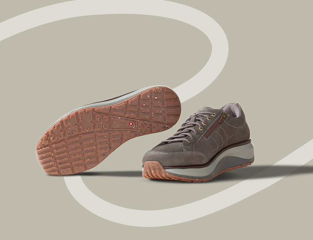 Mens Wave Wide-Fit Zip Moscow Brown Shoes