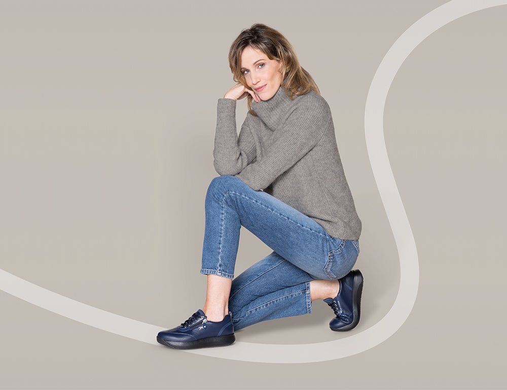 Womens Senso Zip Laura Dark Blue II Shoes