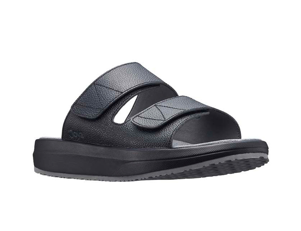 Mens Senso Adjustable Max III Black Sandals
