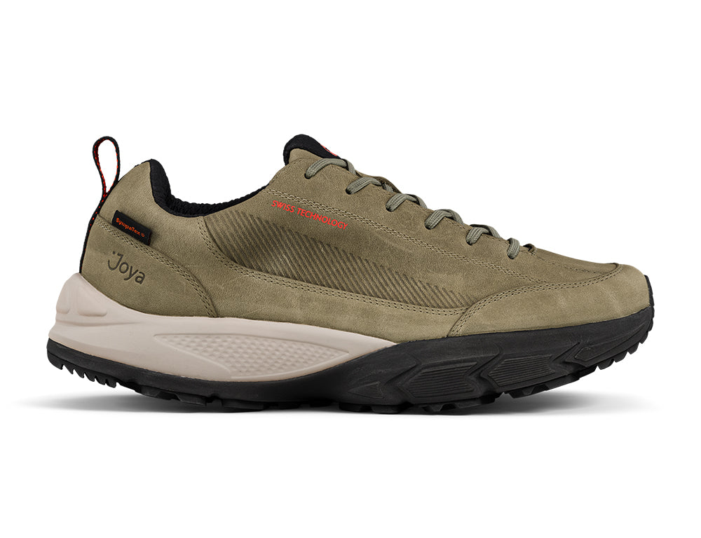 Mens Active Waterproof Oberstdorf Green Hiking Shoes