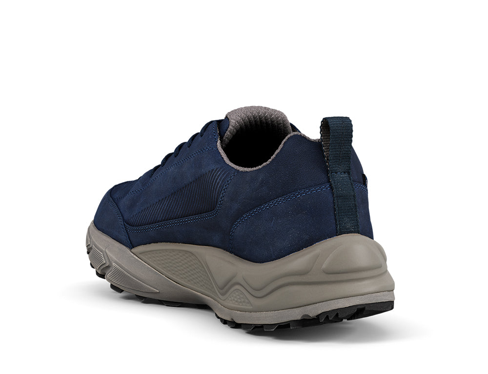 Mens Active Waterproof Oberstdorf Dark Blue Hiking Shoes