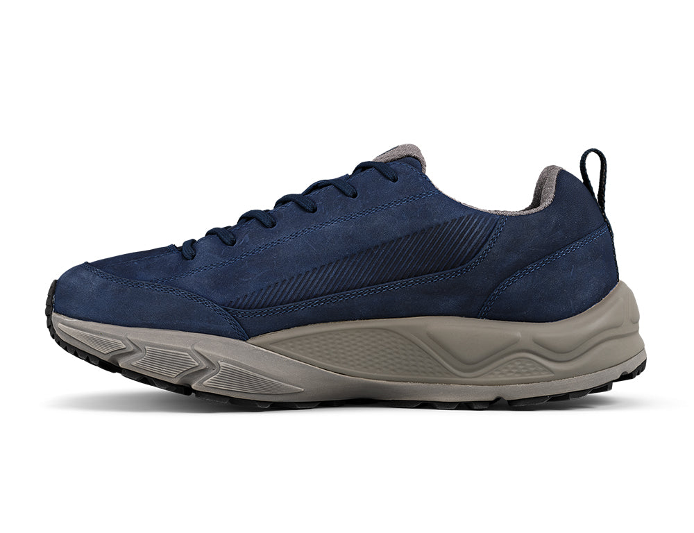 Mens Active Waterproof Oberstdorf Dark Blue Hiking Shoes
