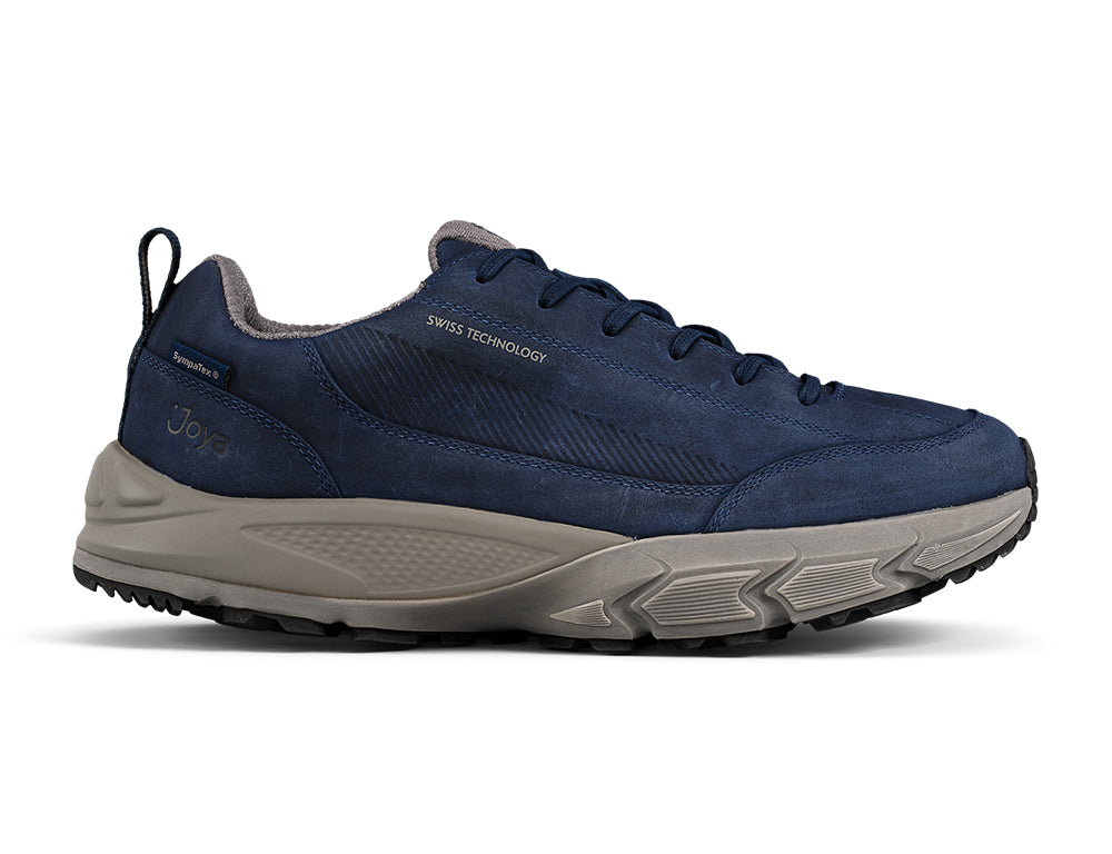 Mens Active Waterproof Oberstdorf Dark Blue Hiking Shoes