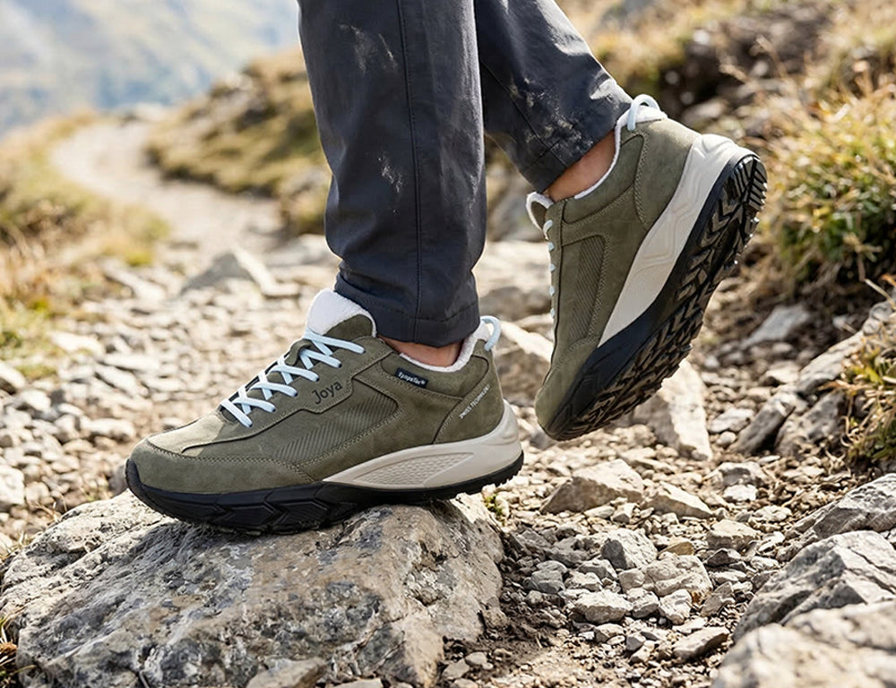 Joya Womens Active Waterpoof Seefeld Dark Grey Green Hiking Shoes ShoeMed