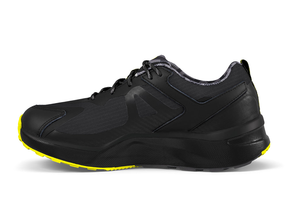 Mens Active Waterproof Veloce Black Trainers