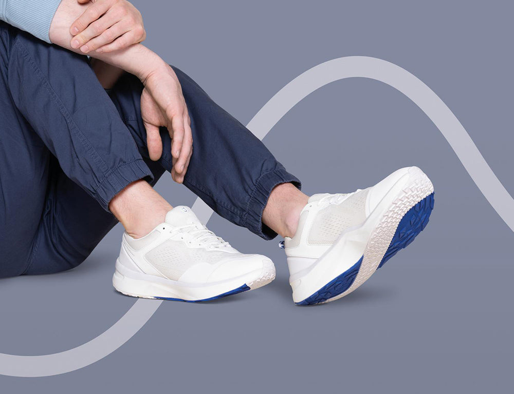 Mens Active Veloce White Trainers