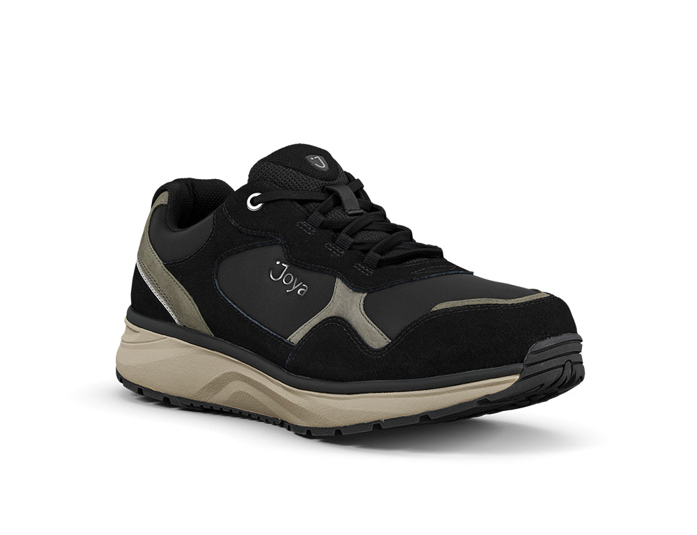 Mens Active Tony III Black Trainers