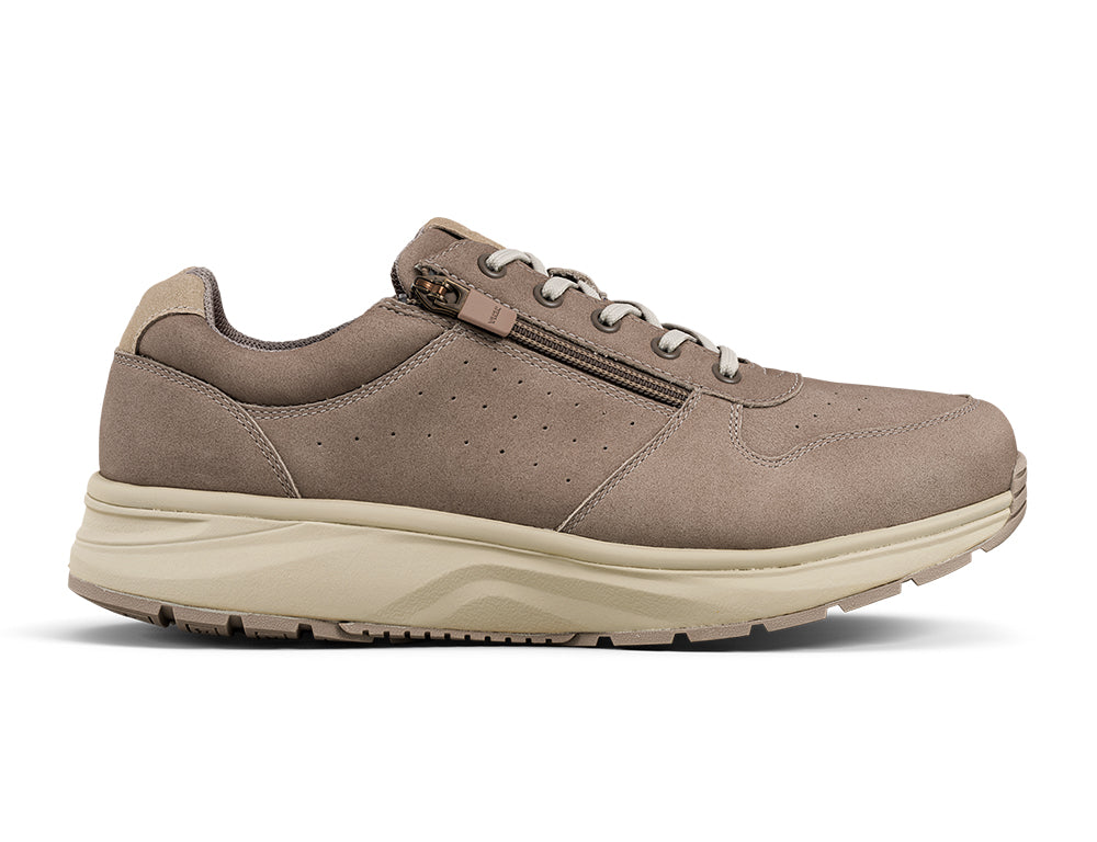 Mens Active Zip Dynamo Grey II Trainers