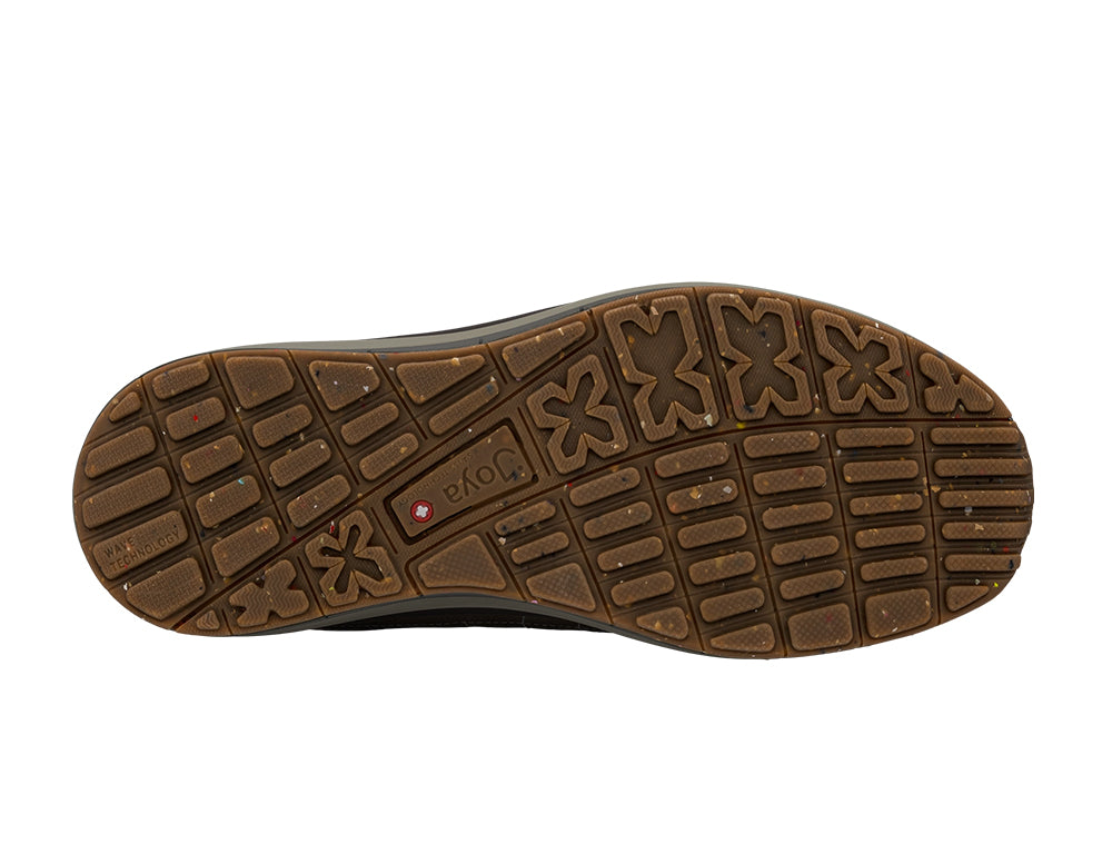 Mens Wave Wide-Fit Zip Moscow Brown Shoes