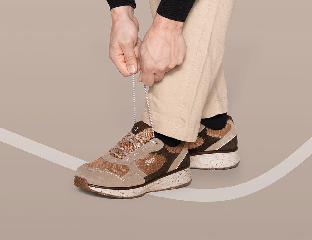 Mens Active Tony III Brown Trainers