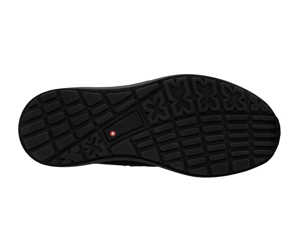 Mens Wave Wide-Fit Zip Moscow Black Shoes