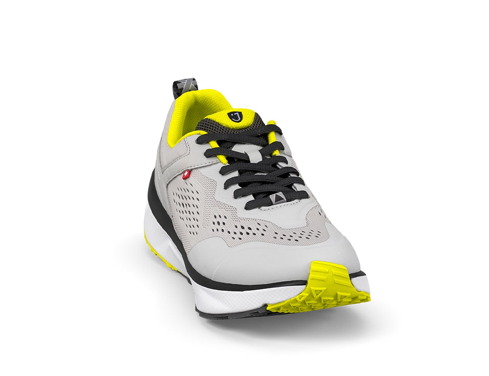 Mens Active Veloce Light Grey Trainers