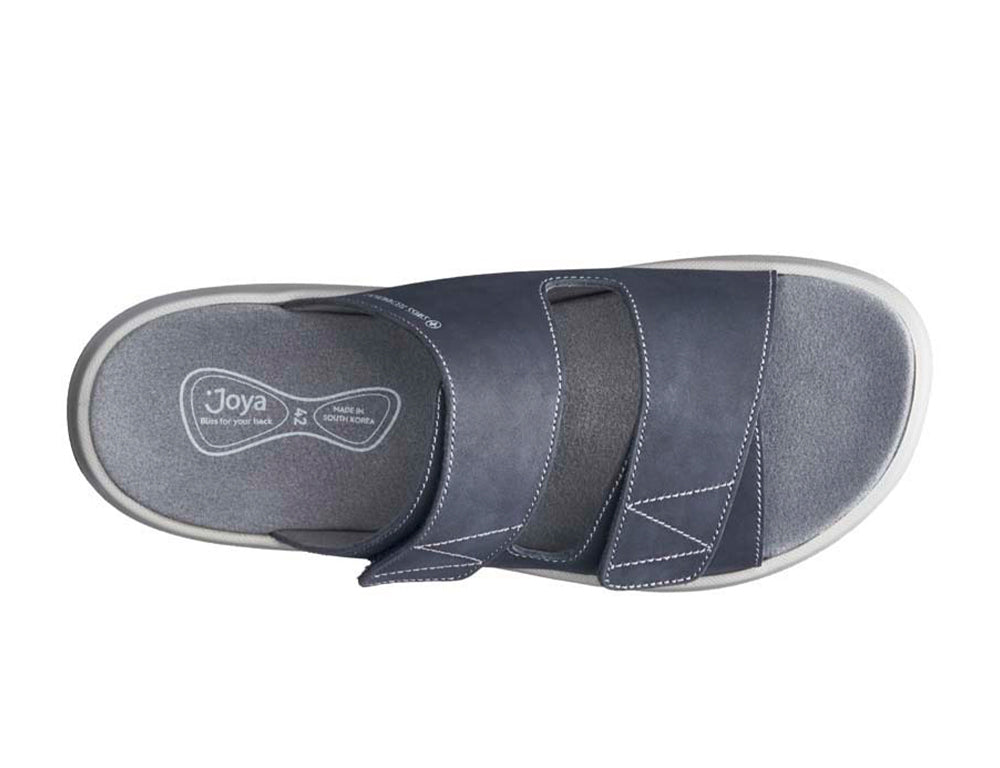 Joya Mens Senso Adjustable Max III Blue Sandals ShoeMed